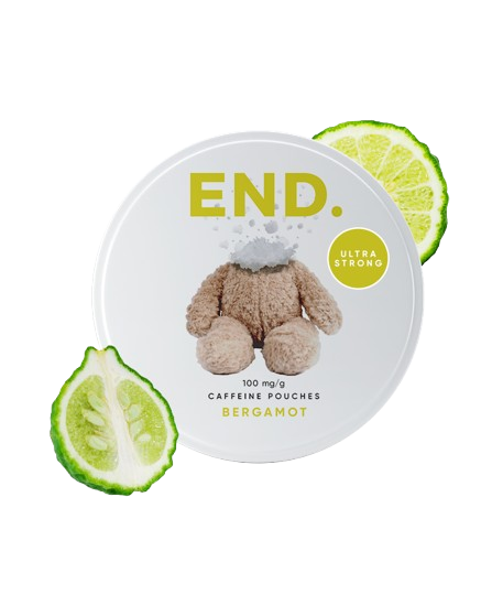 END Bergamot Caffeine pouches