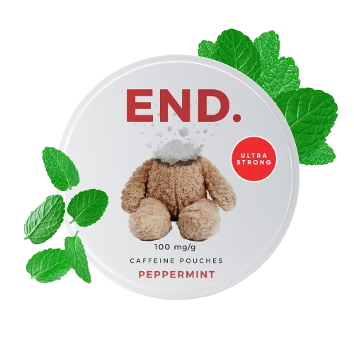 END Peppermint Caffeine pouches