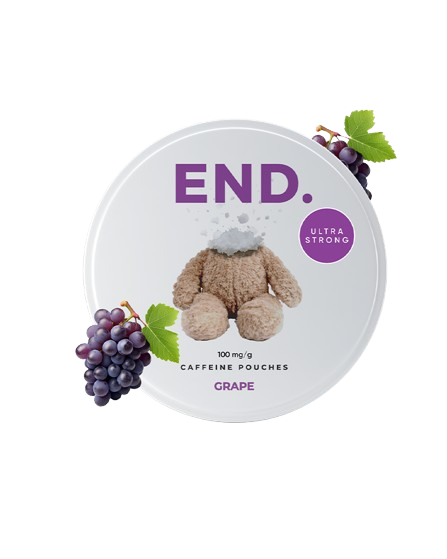 END Grape Caffeine pouches